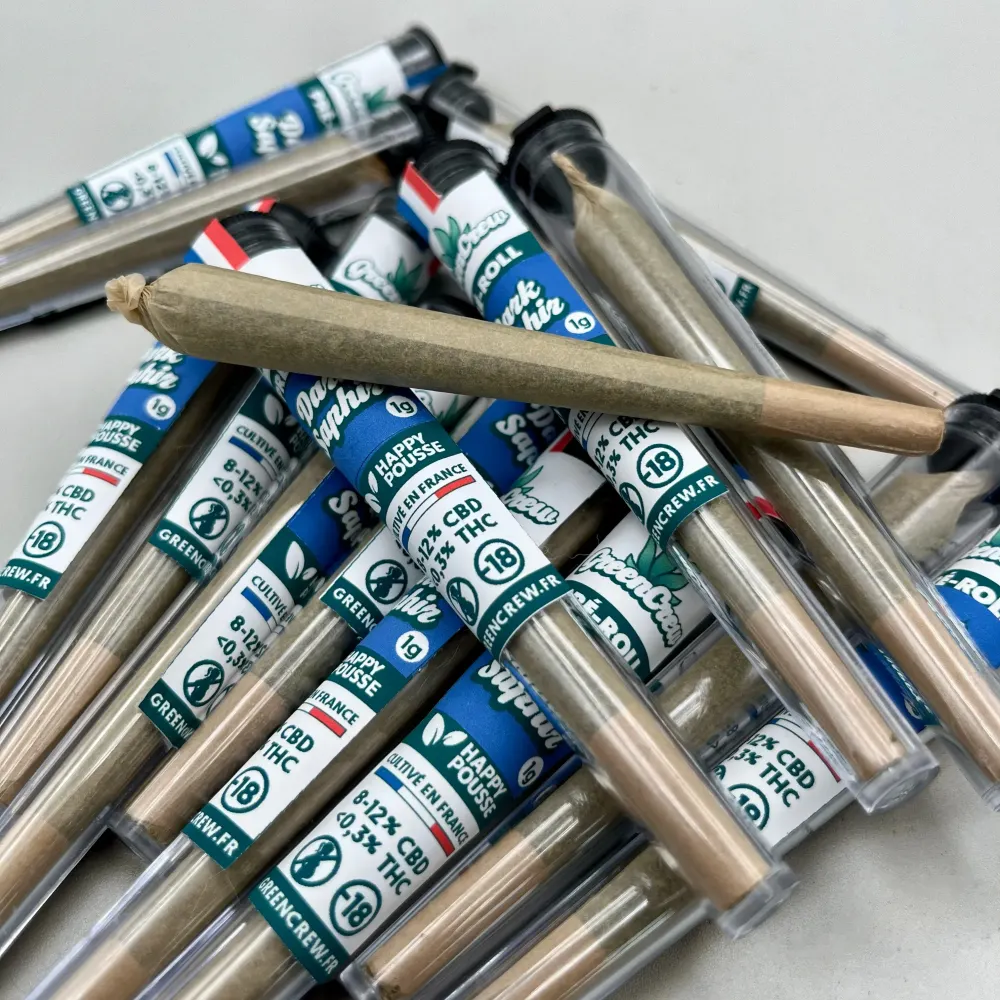 Dark Saphir pré-roll  CBD 1G - Happy Pousse | Greencrew