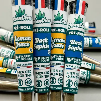 Pack Découverte Pré-rolls CBD | Dark Saphir & Lemon Grace